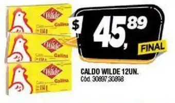 Supermercados Yaguar Wilde Caldo 12un oferta