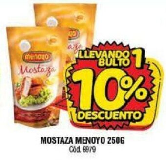 Supermercados Yaguar Mostaza Menoyo 250g oferta