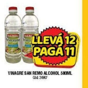 Supermercados Yaguar Vinagre San Remo alcohol 500ml oferta