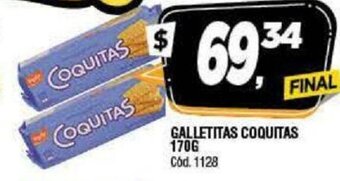 Supermercados Yaguar Coquitas Galletitas 170g oferta