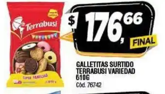 Supermercados Yaguar Terrabusi Galletitas Surtido Variedad 610g oferta