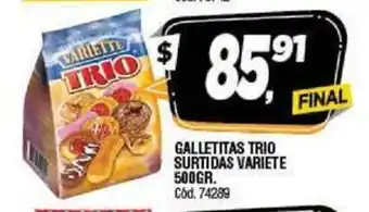 Trio Galletitas Surtidas Variete 500gr