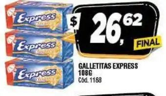 Supermercados Yaguar Express Galletitas 108g oferta