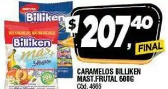 Supermercados Yaguar Billiken Caramelos Mast.Frutal 600g oferta