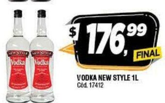 Supermercados Yaguar Vodka New Style 1L oferta