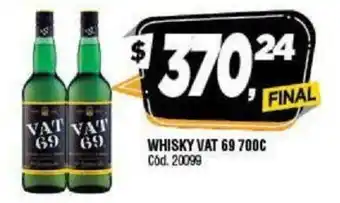 Supermercados Yaguar Vat 69 Whisky 700c oferta