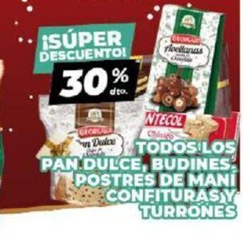 Diarco Todos Los Pan Dulces Budines, Postres De Maní, Confituras Y Turrones oferta