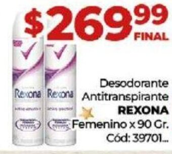 Diarco Desodorante Antitranspirante Rexona oferta
