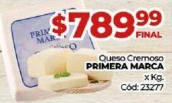 Diarco Queso Cremoso Primera Marca oferta