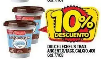 Supermercados Yaguar Dulce Leche Ls Trad/Argent.S/Tacc/Calcio.400 oferta
