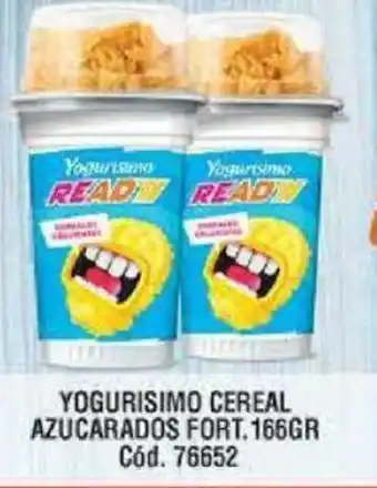 Supermercados Yaguar Yogurismo Cereal Azucahados Fort 166gr oferta