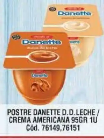 Supermercados Yaguar Postre Danette D.D.Leche/Crema Americana 95gr 1u oferta
