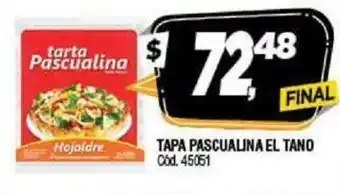 Supermercados Yaguar Tapa Pascualinas El Tano oferta