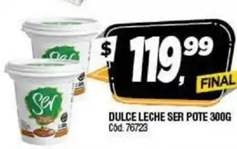 Supermercados Yaguar Ser Dulce Leche Pote 300g oferta