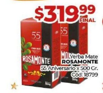 Diarco Yerba Mate Rosamonte oferta