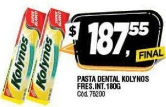 Supermercados Yaguar Kolynos Pasta Dental Fres.Int.180g oferta