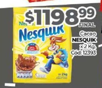 Diarco Cacao Nesquik oferta