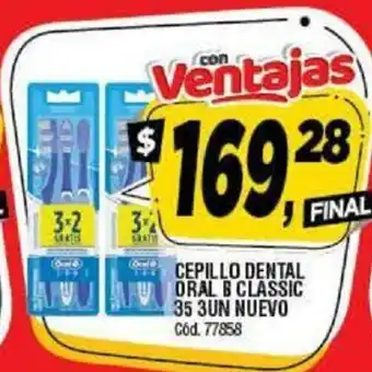 Supermercados Yaguar Cepillo Dental Oral B Classic 35 3Un Nuevo oferta