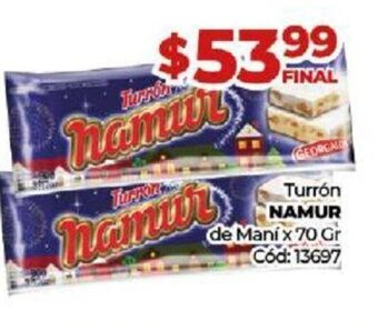 Diarco Turrón Namur oferta