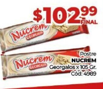 Diarco Postre Nucrem oferta