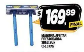 Supermercados Yaguar Maquina Afeitar Prestobarba 3reg.2un oferta