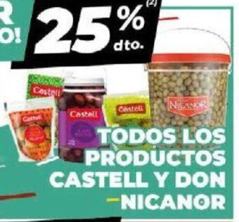 Diarco Todos Los Productos Castell y Don Nicanor oferta