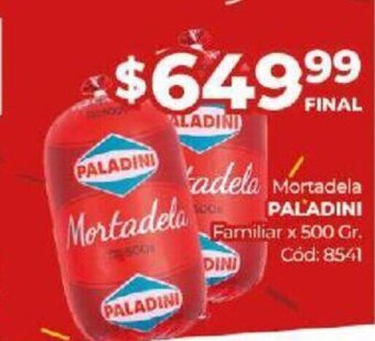 Diarco Mortadela Paladini oferta