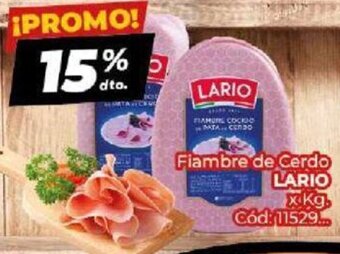 Diarco Fiambre de Cerdo Lario oferta