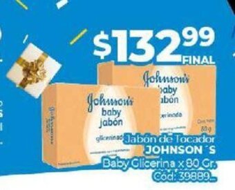 Diarco Jabón De Tocador Johnson's oferta