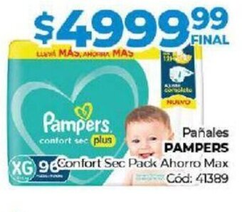 Diarco Pañales Pampers Confort Sec Pack Ahorro Max oferta