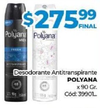Diarco Desodorante Antitranspirante Polyana oferta