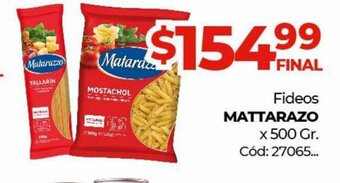Diarco Fideos Matarazzo oferta