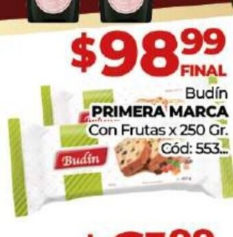 Diarco Budín Primera Marca oferta