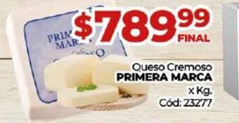 Diarco Queso Cremoso Primera Marca oferta