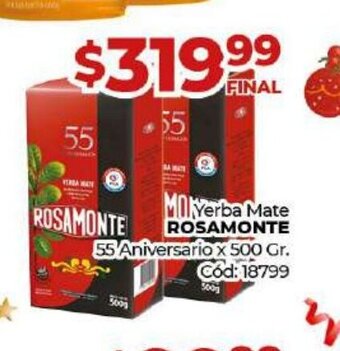 Diarco Yerba Mate Rosamonte oferta