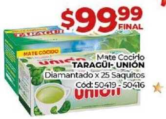 Diarco Mate Cocido Taragüi-Unión oferta