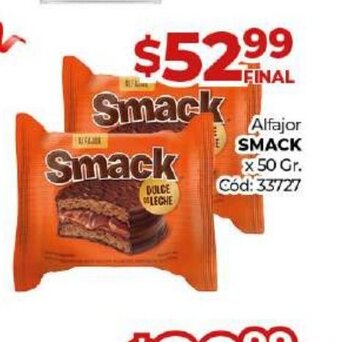 Diarco Alfajor Smack oferta