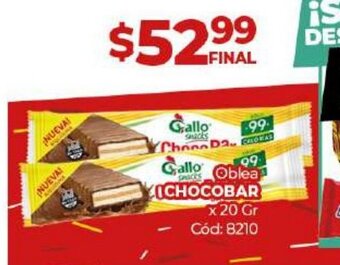 Diarco Oblea Chocobar oferta