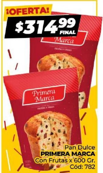 Diarco Pan Dulce Primera Marca oferta