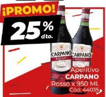 Diarco Aperitivo Carpano oferta
