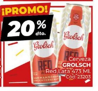 Diarco Cerveza Grolsch oferta
