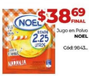 Diarco Jugo en Polvo Noel oferta