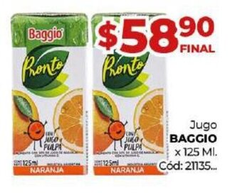 Diarco Jugo Baggio oferta