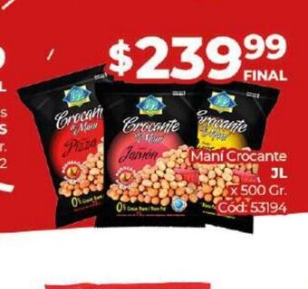 Diarco Maní Crocante JL oferta