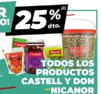 Diarco Todos Los Productos Castell Y Don Nicanor oferta
