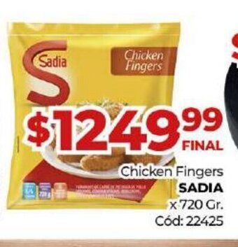 Diarco Chicken Fingers Sadia oferta
