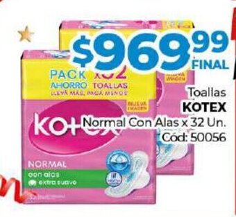 Diarco Toallas Kotex oferta