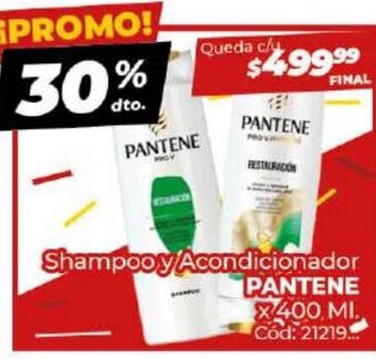 Diarco Shampoo y Acondicionador Pantene oferta