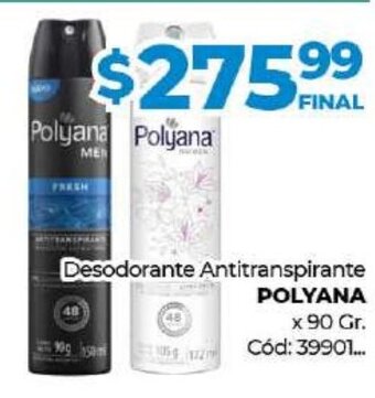 Diarco Desodorante Antitranspirante Polyana oferta