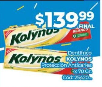 Diarco Dentifrico Kolynos oferta